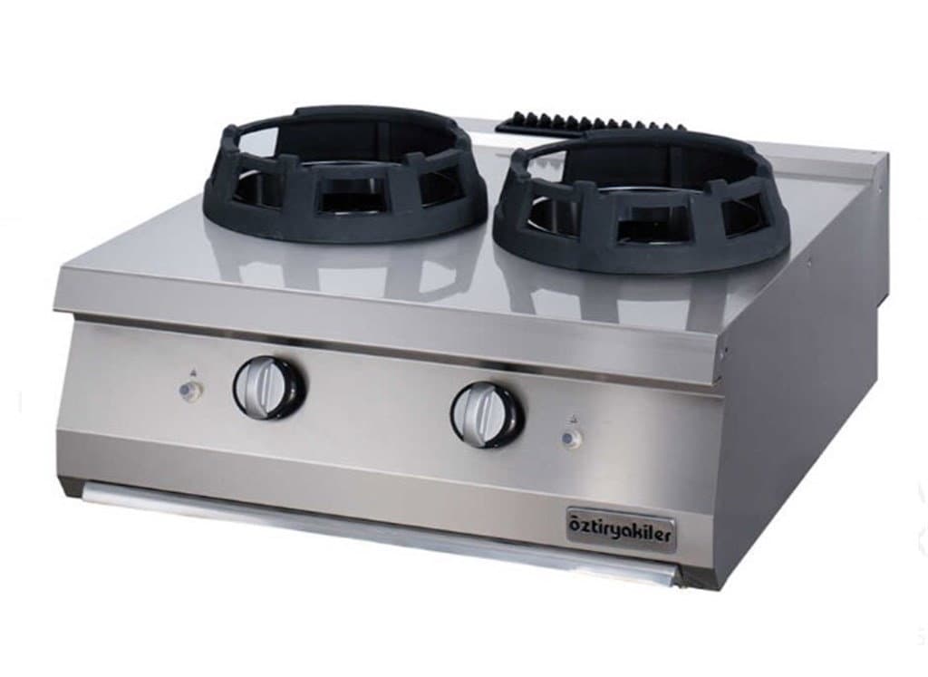 700 SERİ SET ÜSTÜ WOK OCAK İKİLİ GAZLI 28 KW
