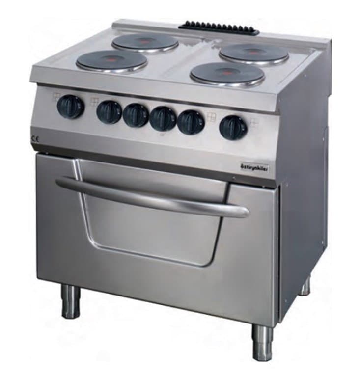 700 SERİ KUZİNE FIRINLI ELEKTRİKLİ 4 YUV.BÜYÜK PLATE 16,4 kW