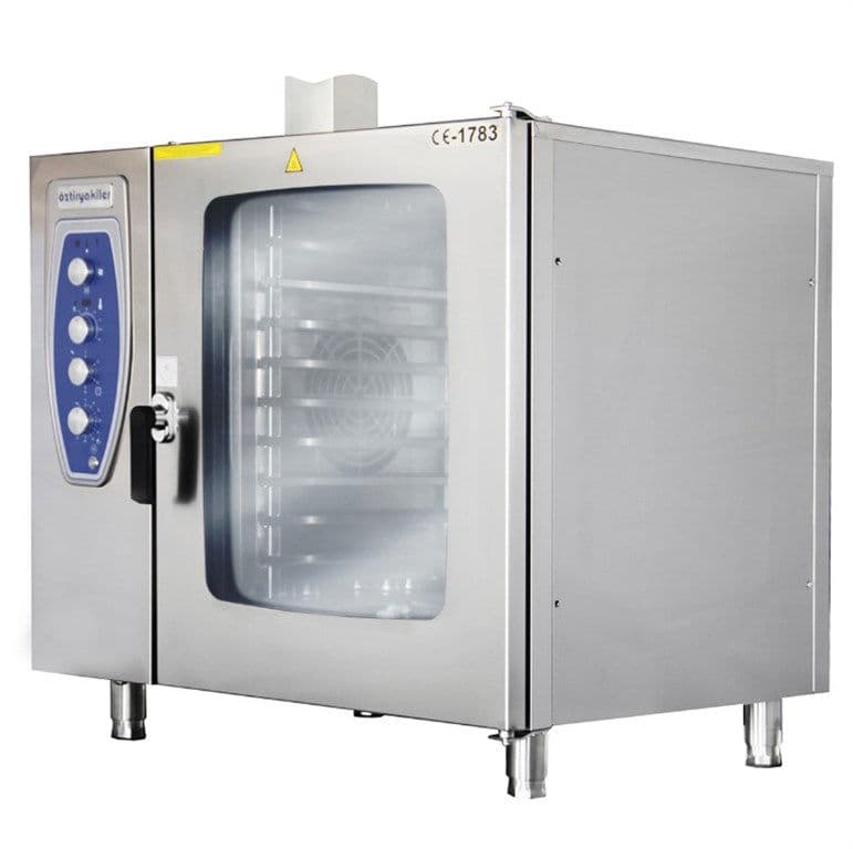 KONVEKSİYONLU FIRIN GAZLI 10*GN 1/1 KIZAKLI 19 kW