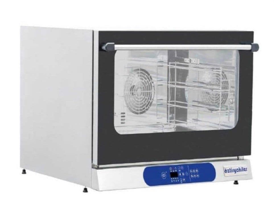 KONVEKSİYONLU FIRIN ELEKTRİKLİ 60x40 4 TEPSİLİ KIZAKLI-E.K.