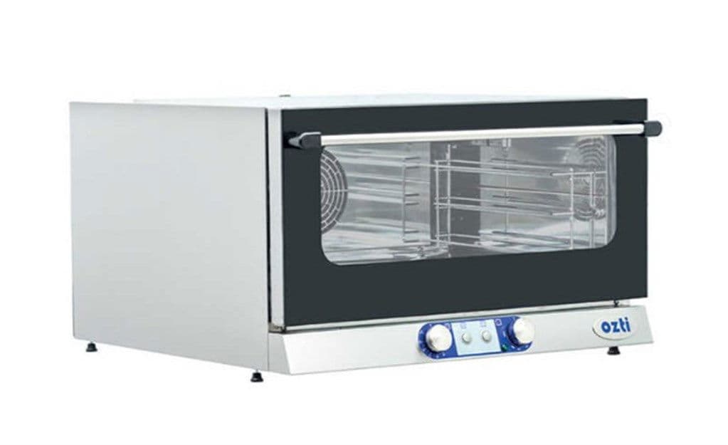 KONVEKSİYONLU FIRIN ELEKTRİKLİ 60x40 4 TEPSİLİ KIZAKLI-MNFZ.