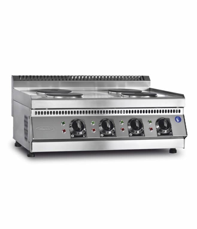 PİMAK 4 GÖZLÜ ELEKTRİKLİ OCAK SET ÜSTÜ 80X70X30 M182-4SE