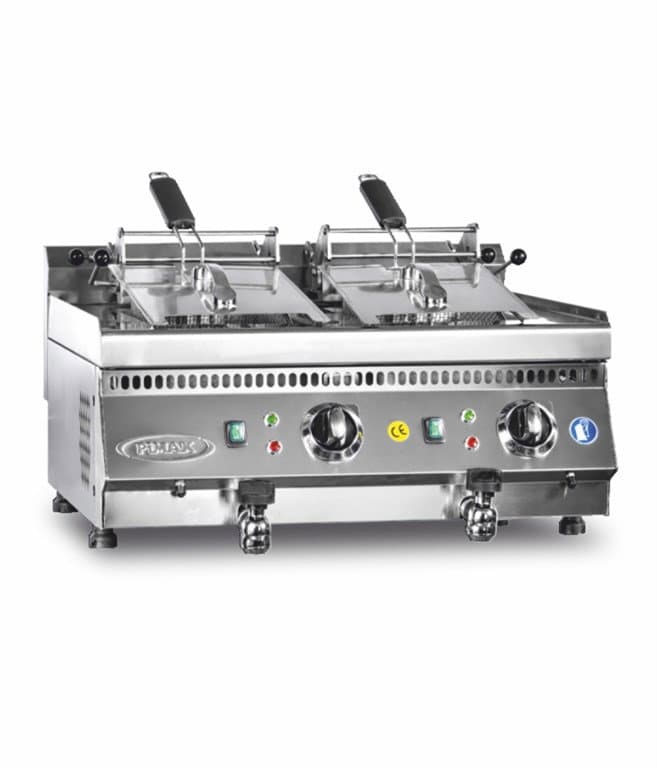 PİMAK ELEKTRİKLİ FRİTÖZ 12+12 LİTRE 80X70X30 70SE-M073-1