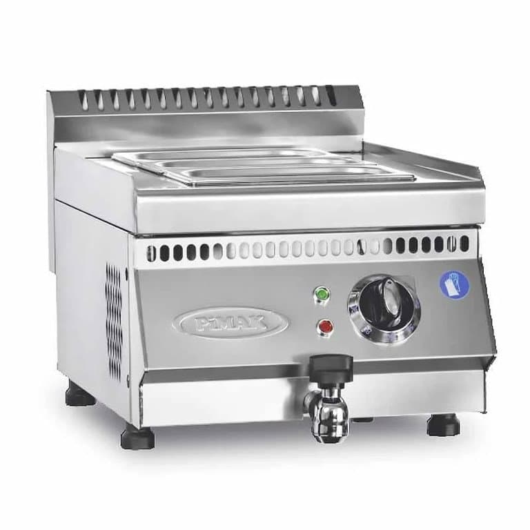 PİMAK ELEKTRİKLİ MUSLUKLU SOS BENMARİ SET ÜSTÜ 80X70 M180