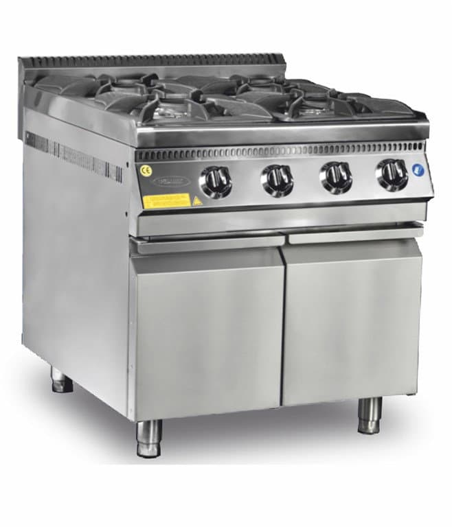 PİMAK 4 GÖZLÜ OCAK ALT DOLAPLI LPG VE CE BELGELİ 80X90X85