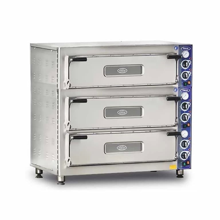 PİMAK ELEKTRİKLİ PİZZA FIRINI 3 KATLI 6+6+6 PİZZA KAPASİTE