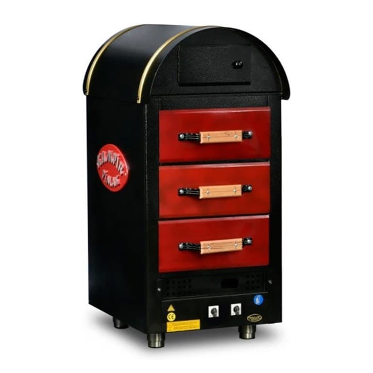 PİMAK 3 ÇEKMECELİ KUMPİR FIRINI, LPG'Lİ, KF.M079.3G.LPG