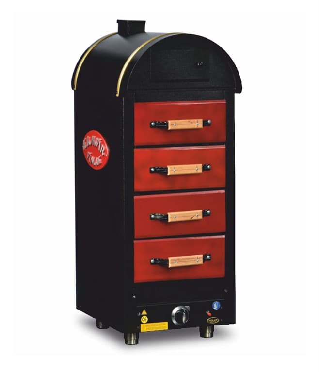 PİMAK KUMPİR FIRINI 4 ÇEKMECELİ ELEKTRİKLİ PROFESYONEL 