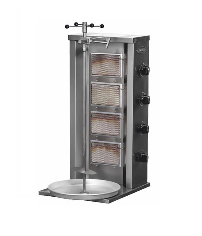 PİMAK EKONOMİK 4 LÜ DÖNER OCAĞI GAZLI LPG VE CE BELGELİ