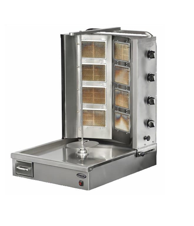 ALTTAN MOTORLU 4+4 V DÖNER OCAĞI GAZLI CE BELGELİ