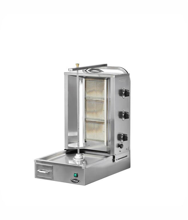 ALTTAN MOTORLU DÖNER OCAĞI 3 RADYANLI GAZLI LPG CE BELGELİ