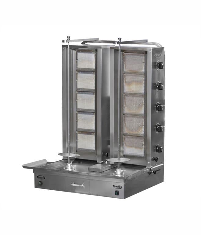 2X5 10 LU DÖNER OCAĞI ALTTAN MOTORLU GAZLI LPG CE BELGELİ