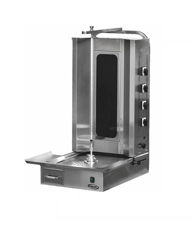 PİMAK 4 LÜ ALTTAN MOTORLU ELEKTRİKLİ DÖNER OCAĞI M077-4E