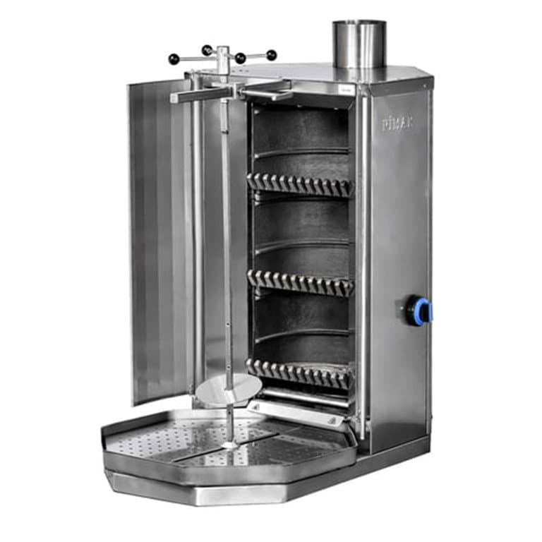 PİMAK 3 LÜ KÖMÜRLÜ DÖNER OCAĞI 50X60X95 CM M077-K3