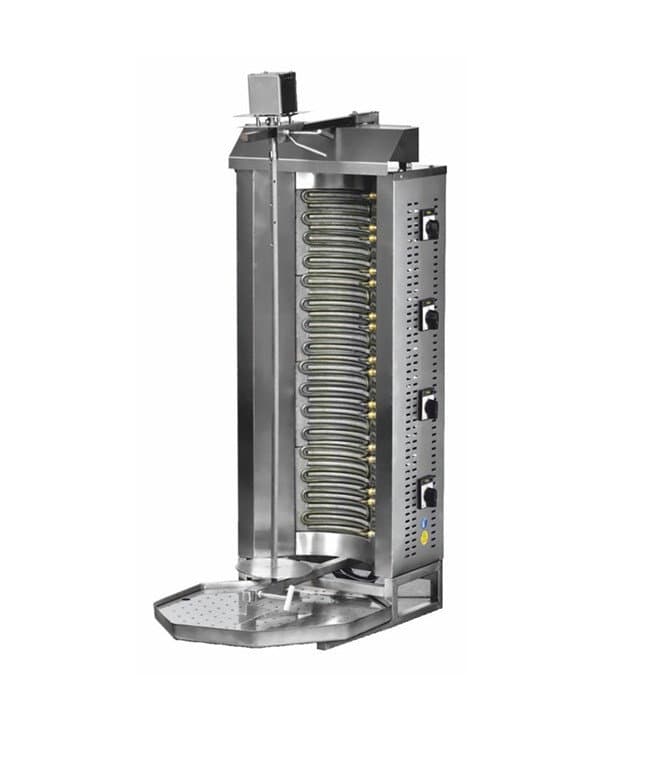 ELEKTRİKLİ 8 ISITICILI DÖKÜMLÜ DÖNER OCAĞI ÜSTTEN MOTORLU