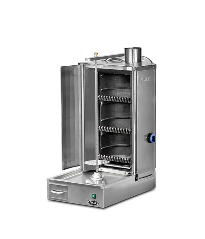 3 RADYANLI ALTTAN MOTORLU KÖMÜRLÜ DÖNER MAKİNESİ DÖKÜM