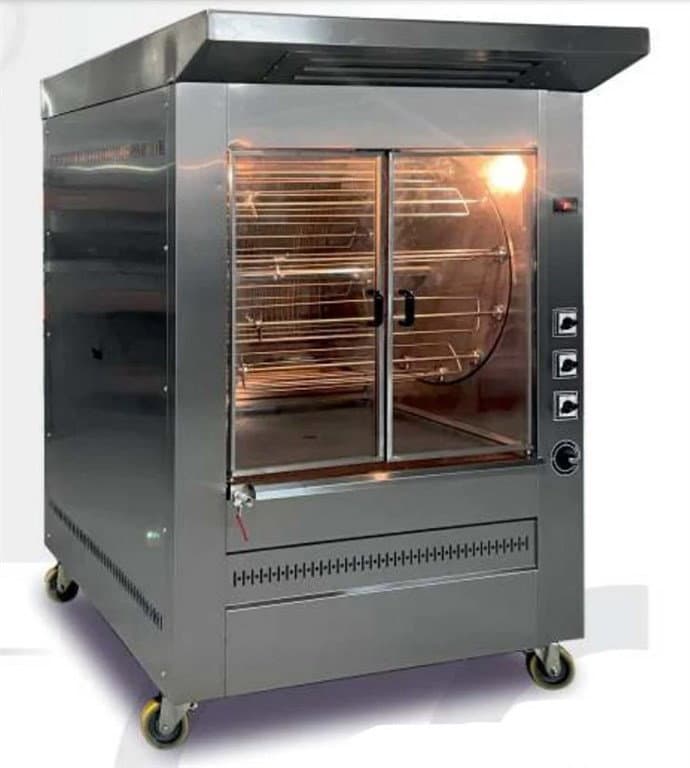 KÖMÜRLÜ DİK TAMBURLU PİLİÇ MAKİNESİ, 96 PİLİÇ KAPASİTE