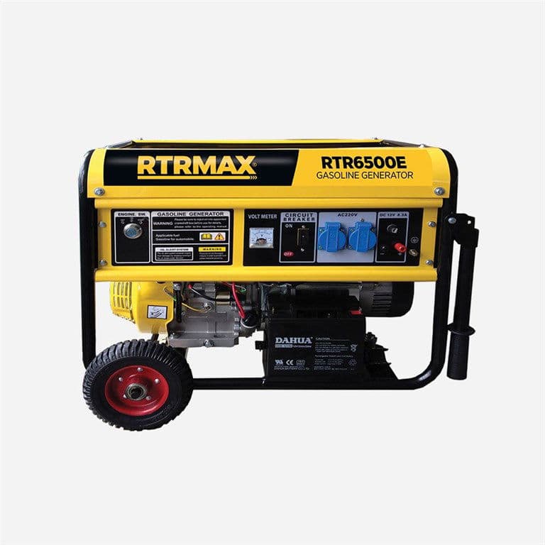 RTRMAX RTR6500E 6.8 KVA TEKERLEKLİ BENZİNLİ JENERATÖR