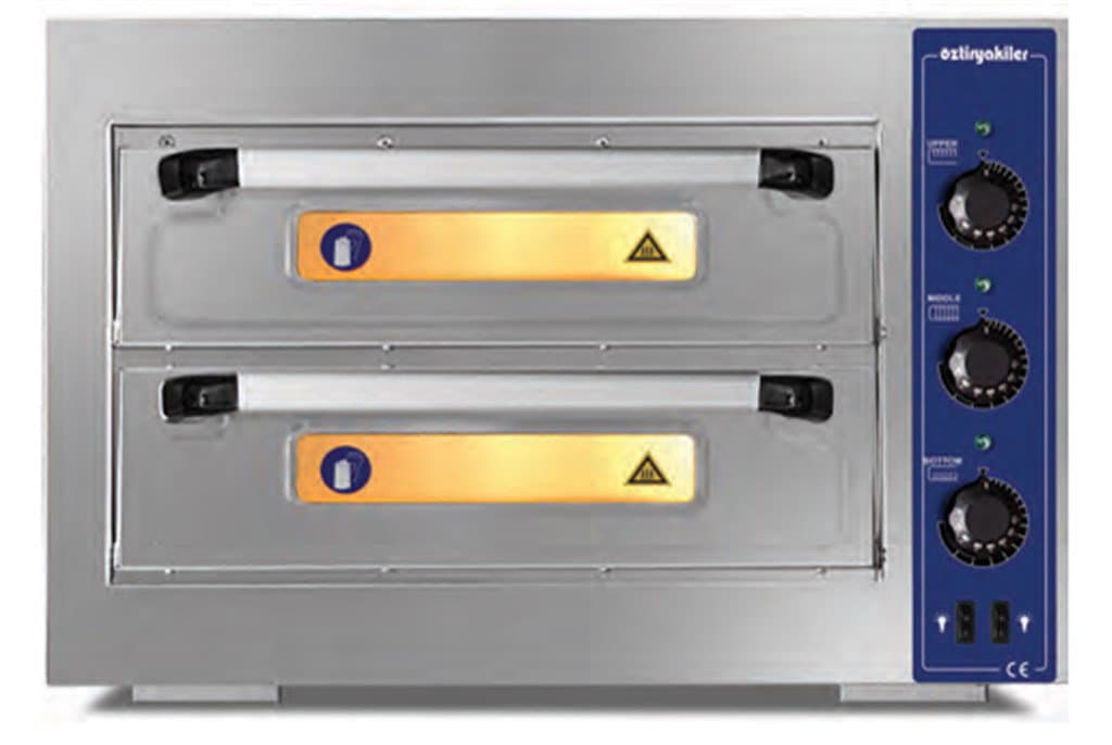 ÖZTİRYAKİLER ÇİFT KATLI PİZZA FIRINI (6+6 PİZZA)