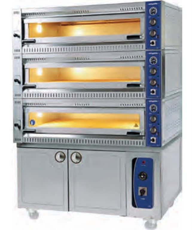 ÖZTİRYAKİLER 3 KATLI MAYALAMA KABİNLİ PİZZA FIRINI