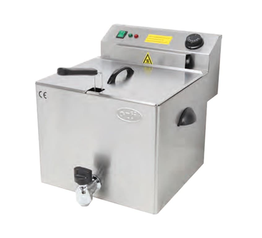 ÖZTİRYAKİLER 2/3 TAHLİYE VANASIZ TEKLİ FRİTÖZ