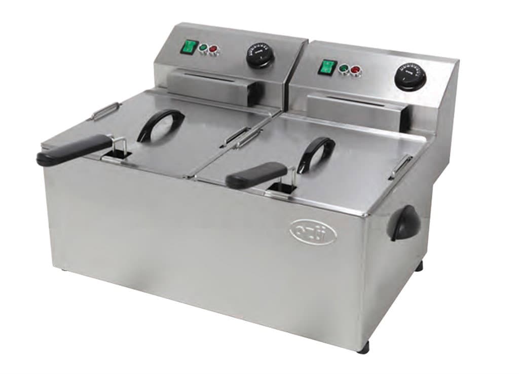 ÖZTİRYAKİLER 2/1 TAHLİYE VANASIZ ÇİFTLİ FRİTÖZ