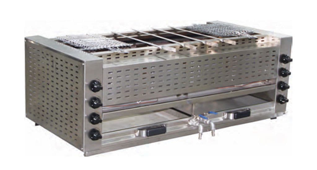 ÖZTİRYAKİLER GAZLI 4 RADYALI ŞİŞ KEBAP OCAĞI