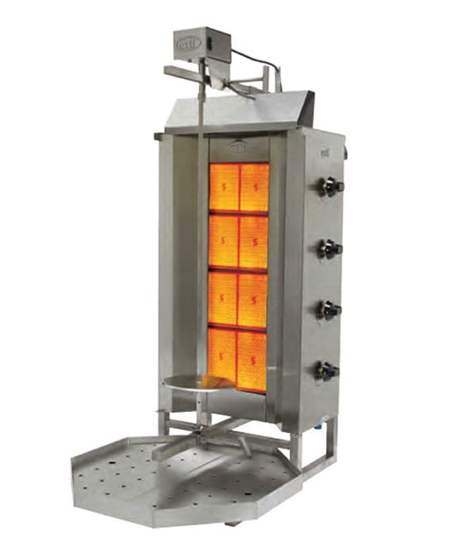 ÖZTİRYAKİLER GAZLI ÜSTTEN MOTORLU 4GD DÖNER OCAĞI