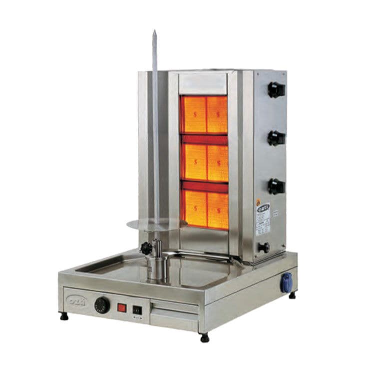 ÖZTİRYAKİLER GAZLI ALTTAN MOTORLU 3GUD W DÖNER OCAĞI