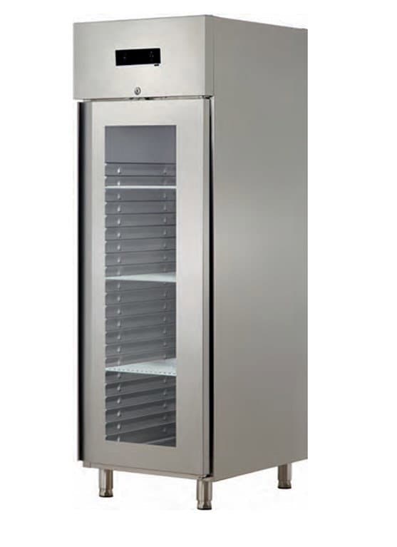 ÖZTİRYAKİLER GN 600.01NMV PASLANMAZ CAM KAPILI BUZDOLABI