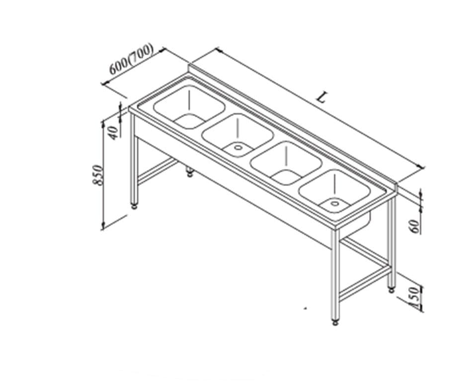 ÖZTİRYAKİLER DÖRT EVYELİ PERDELİ TEZGAH (DEMONTE)