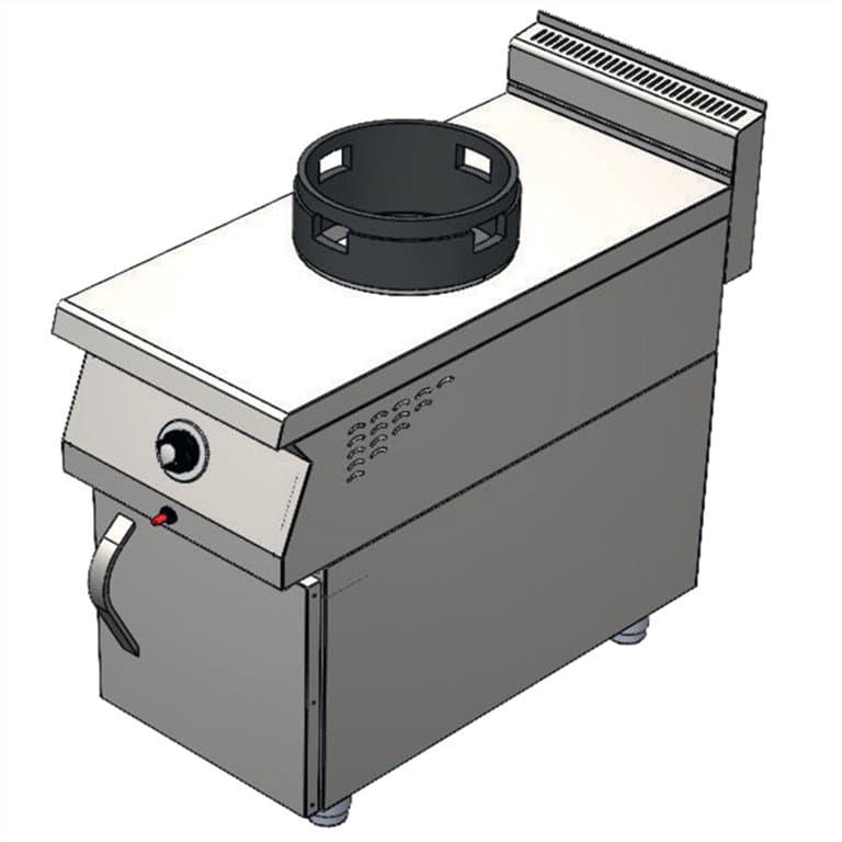 Dolaplı Tek Gözlü Doğalgazlı Wok Ocak