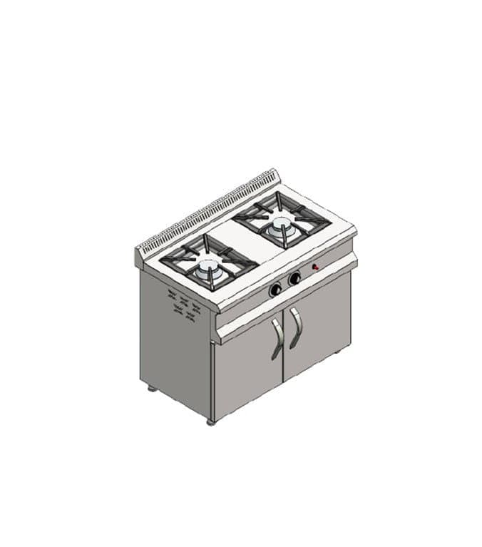 Lpg'li 2 Li Dolaplı Ocak