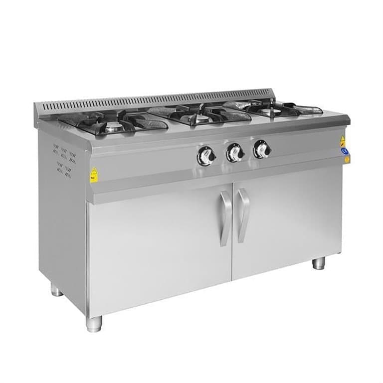 Doğalgazlı 3 Lü Dolaplı Ocak