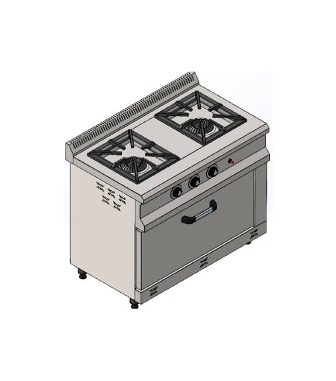 2+1 Lpg'li 2 Li Kuzine Ocak