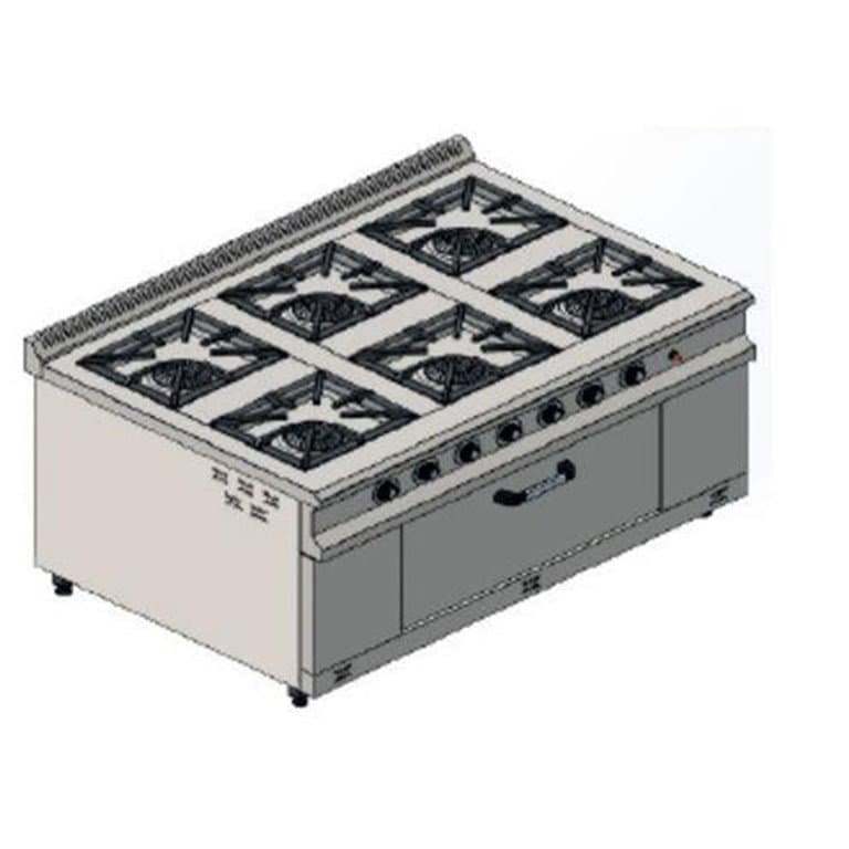 6+1 Doğalgazlı 6 Lı Kuzine Ocak