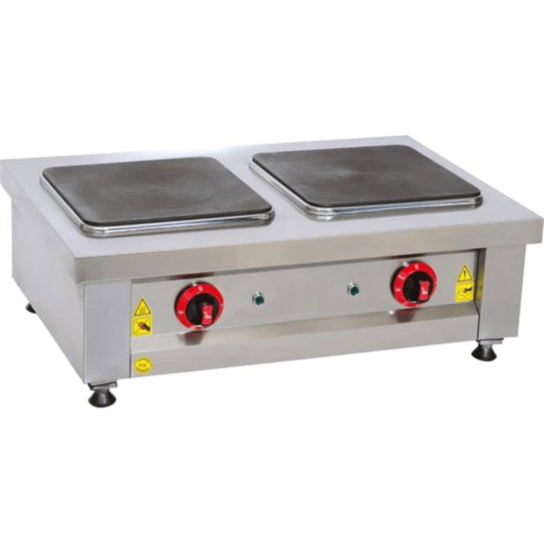 Set Üstü Çiftli 2 Gözlü Elektrikli Ocak