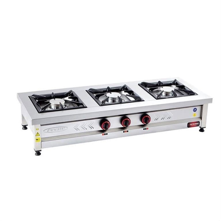 Set Üstü Üçlü 3 Gözlü Lpg'li Ocak