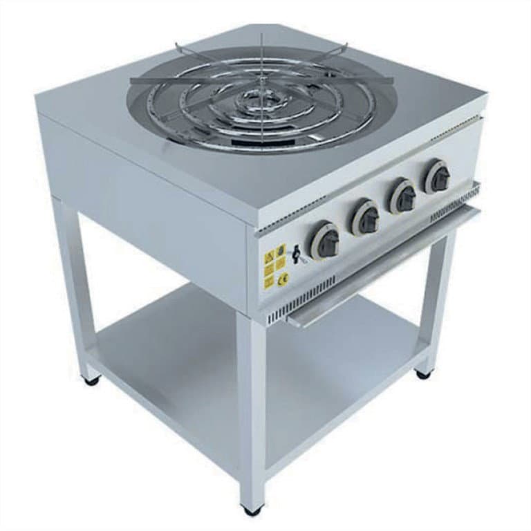 Taban Raflı Tek Gözlü Lpg'li Künefe Ve Börek Ocağı