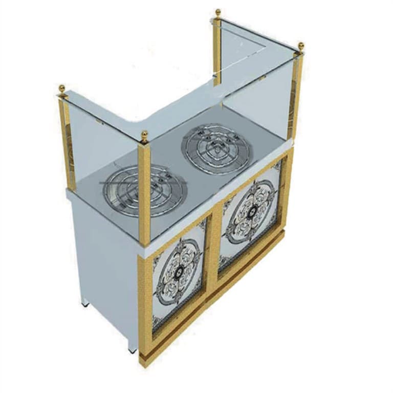 Dolaplı 2 Gözlü Lpg'li Künefe Ve Börek Ocağı