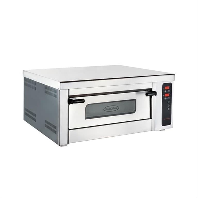 Elektrikli Tek Katlı 4 Lü Dijital Pizza Fırını