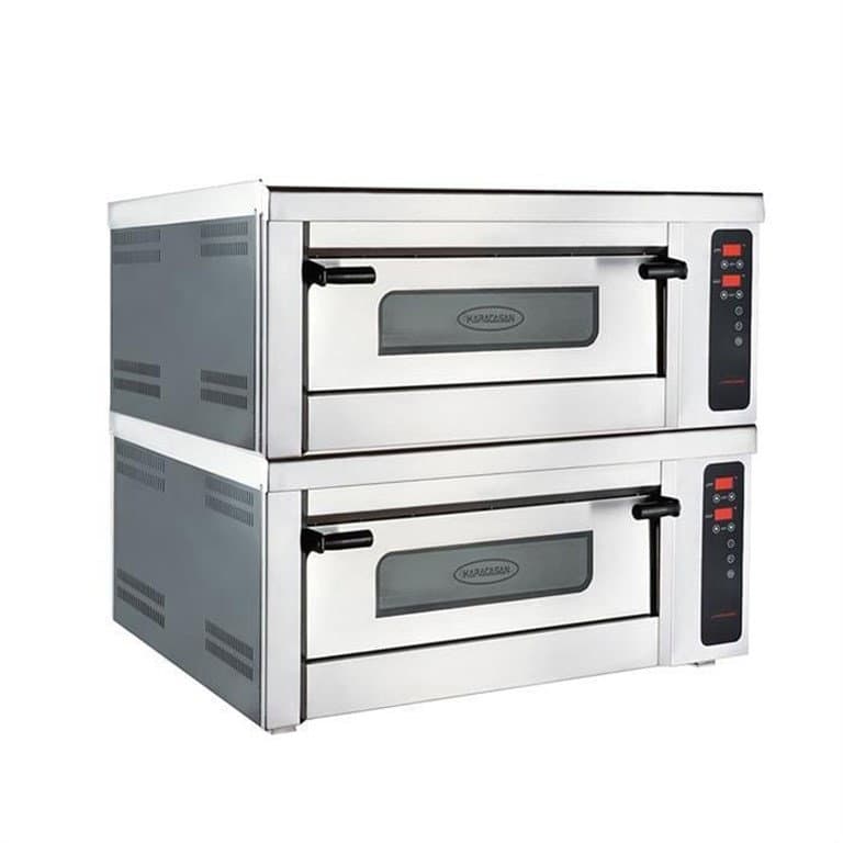 Elektrikli Çift Katlı 8 Li Dijital Pizza Fırını