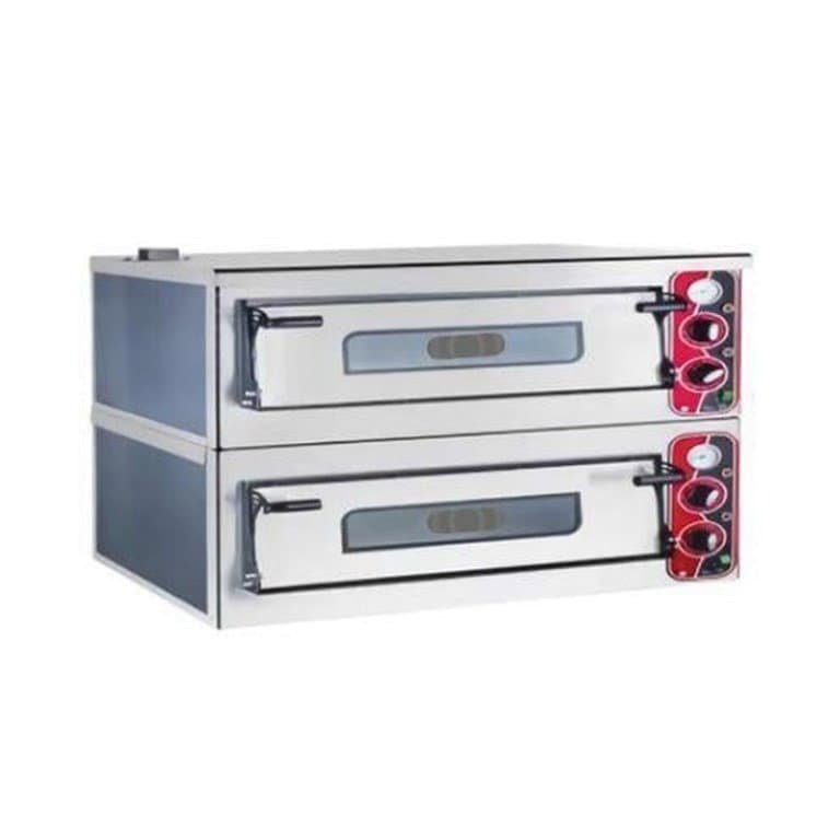 Elektrikli Çift Katlı 12 Pizza'lık Pizza Fırını