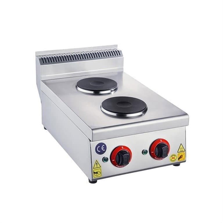 Snack Seri Set Üstü Elektrikli Çiftli Ocak