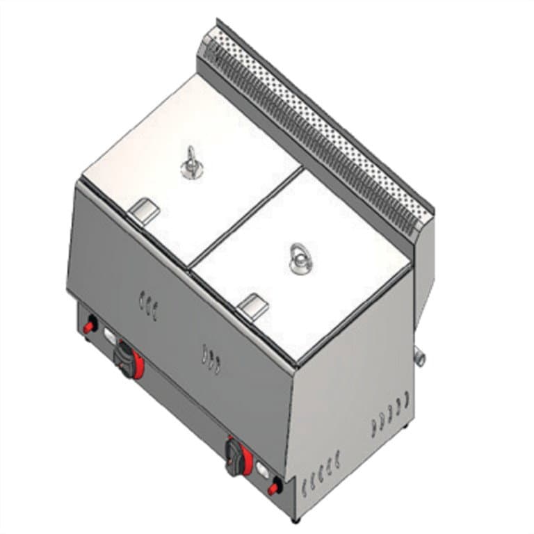 Çiftli Ekonomik 8+8 Litre Lpg'li Fritöz
