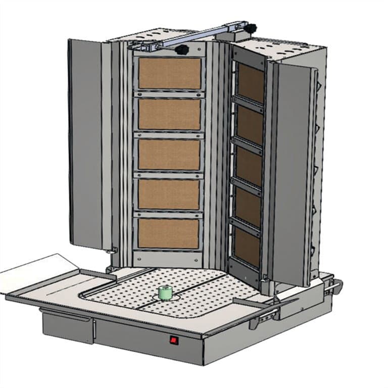 Doğalgazlı 8 Radyanlı Döner Ocağı