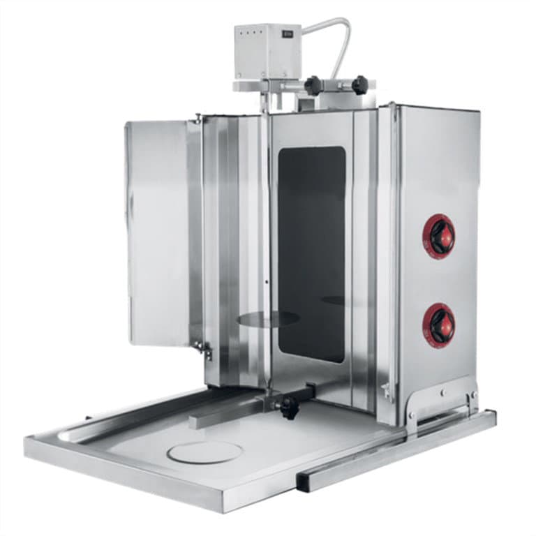 Elektrikli 2 Radyan Üstten Motorlu Döner Ocağı