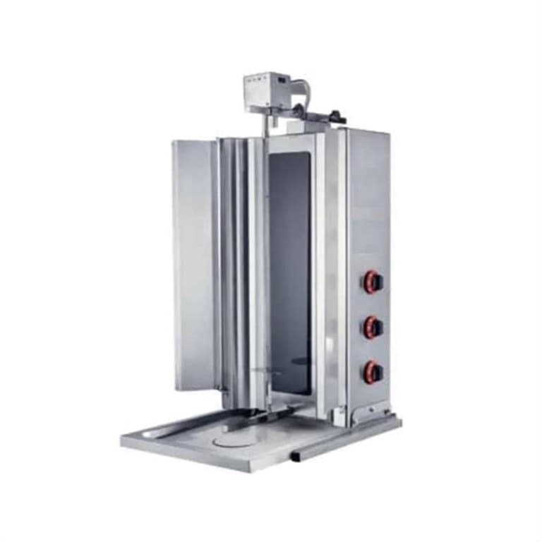 Elektrikli 3 Radyan Üstten Motorlu Döner Ocağı