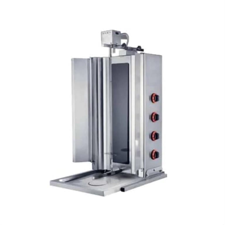 Elektrikli 4 Radyan Üstten Motorlu Döner Ocağı