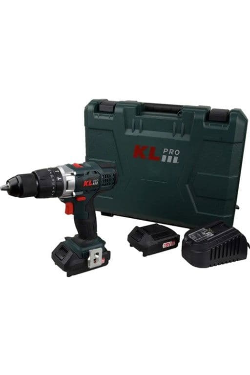 KL PRO KLDM18-20 ÇİFT AKÜLÜ 2 AH DARBELİ MATKAP